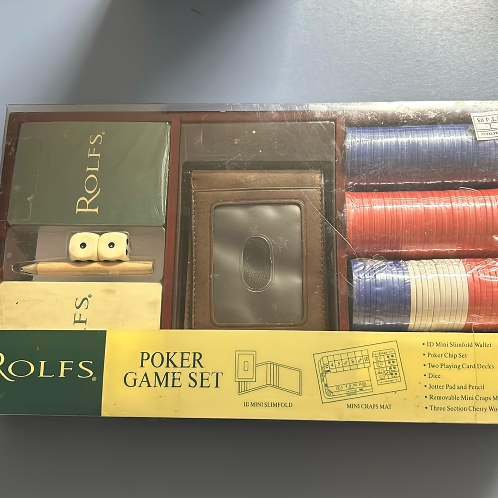 Rolf’s Poker Game Set